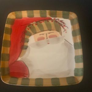 Cute Santa dish 8x8 made in Italy